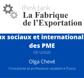 Réseaux sociaux et internationalisation des PME